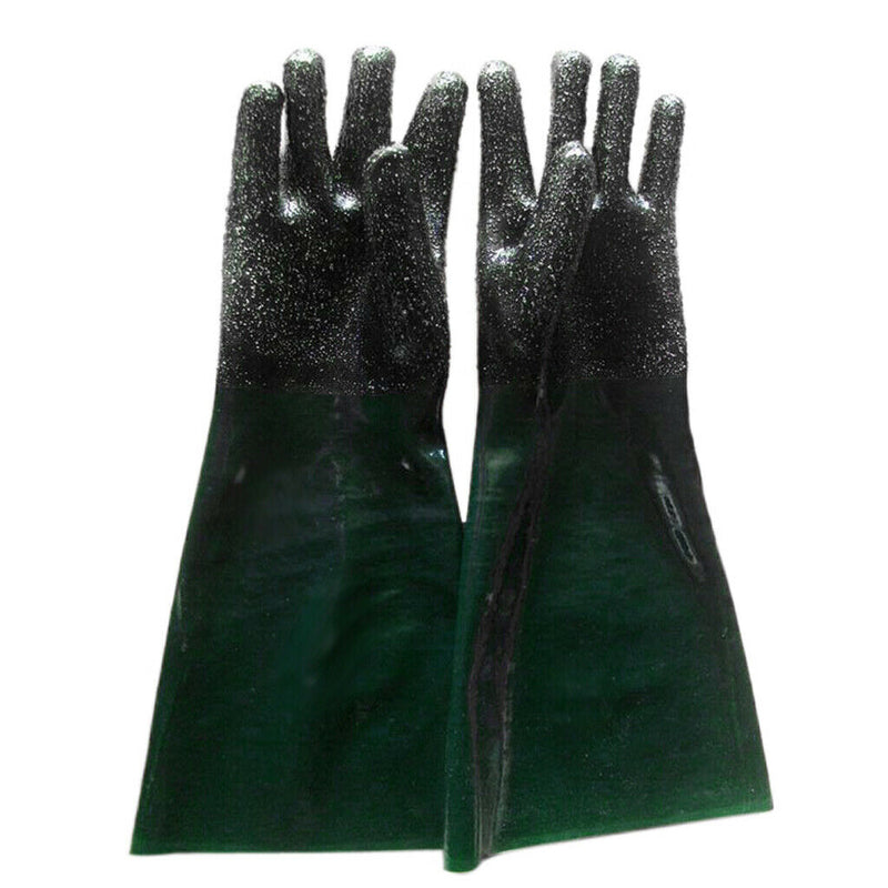 48cm Gloves for  Sandblasting Sand Blast Blaster PVC Protection