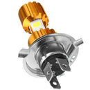 H4 LED 3 COB Motorcycle Headlight Lamp Bulb 6000K Hi/Lo Beam Light White ME