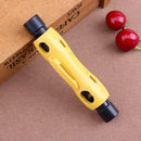 Wired TV Cable Stripper Clamp Video Wire Crimping Pliers Tool for RG6 RG11