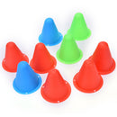Hot!10PCS Colorful Marker Cones Slalom Roller Skating Training Traffic Spor FT