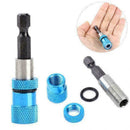 Adjustable1/4in Screw Depth Bit Holder Hex Driver Magnetic Tip Home Hand To J6G1