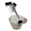 Hair Color Dye Bowl Comb Brushes Cape Earmuff Tool Kit Set For Tint Coloring