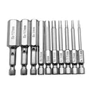 20pcs 60mm Long Magnetic Head Cross Hex Alloy Steel Screwdriver Bits Set Tools