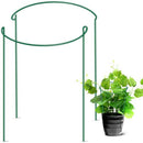 Garden Support Stake, 2-Pack Half Round Metal Garden Plant Supports, Garden Y3U9