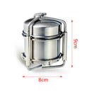 Portable Outdoor Stove Camping Cooking Picnic BBQ Steel Wood Cooker