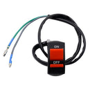 7/8in Motorcycle Handlebar ON/OFF Button Accident Hazard Light Switch Relay