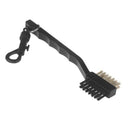 Dual Bristles Golf Club Brush Cleaner Ball 2 Way Cleaning Clip Groove Light