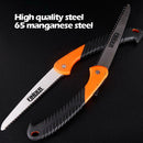 Folding Mini Saw TPR Handle Manganese Steel Collapsible Woodworking Saw