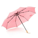Waterproof Full Automatic Umbrella Rain Women Men 3 Folding Light and DurablT9C1