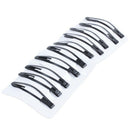 5 Pairs Ladies Black Simple Metal Bendy Snap Hair Clips Barrettes Hairpins H7Y7