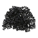 1000PCS SPRING LOADED TENT CORD LOCKS CLIP ENDS LUGGAGE STRING TOGGLE STOPPER
