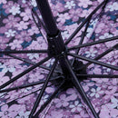 Cherry blossoms Three-folding Umbrella Rainy Sunny Parasol Vinyl Anti-UV Um