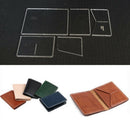 5pcs Durable Acrylic Card Holder Bag Template Handmde Leather Pattern Crafts