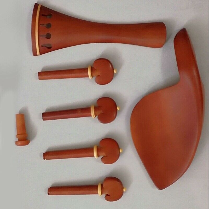 1 Sets Of Fine Rosewood 4/4 Violin Parts,Violin Accessories H8N7
