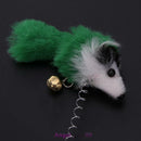 3Pcs Funny Pet Feather False Mouse Bottom Sucker for Cat Playing Scratching Toys