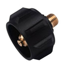 Qcc1 1/4 Acme Nut Propane Fittings Regulator Valve Adapter With 1/4 inch Np