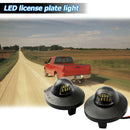 1 Pair SMD 9 LED 6500K Pickup Truck License Plate Lights for Ford F250