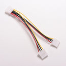 Universal 4 Pin IDE 1-to-2 Power Supply Y Splitter Extension Cable_ES