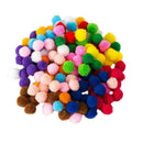 2000Pcs 8mm DIY Mini Soft Fluffy Mixed Color Poms Ball forkids Pompoms H3F7