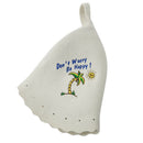5x Natural Wool Hat Sauna Banya Bath House Head Protect Embroidered Cap