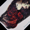 1Pc Makeup Beauty Girl Tattoo Arm Body Art Waterproof Temporary Tattoo Stickers