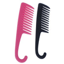 Hook Handle Anti Static Detangling Accessories Wide Tooth Hair Comb Styling 3C