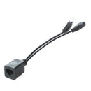 2 Cable DIY PoE Power Supply RJ45 Ethernet Passive 50V RJ45 male / female +