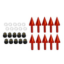 10 Pieces Universal Windscreen Windshield Bolts Screw Bolts Kit 5mm  Red