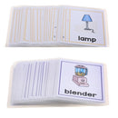 96PCS Word Activity Playing Flash Cards Pocket Card Kitchenware & Furniture