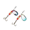 Giant Killer Plain Fishing Lure Hard Spoon With Sharped Treble Hook Tackle JBES