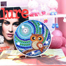 DIY Full Special Drill Diamond Painting Bird LED Night Lamp Home Decor (D)