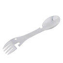 Practical Rust Proof Solid Titanium Fork&Spoon Combo Flatware Tableware for