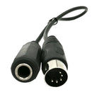 Stereo Audio Extension Cable MIDI 5-Pin Monoprice 6.35mm 1/4 Inch Female TRS: Bj