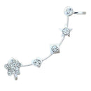 Korea Fashion Soft Ear Stud Beautiful Star Ear Clip Earring