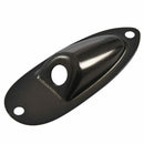 Jack plate, black for Stratocaster L7T8