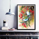 5D DIY Full Drill Diamond Painting Spring Birds Cross Stitch Embroidery Kit