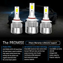 2pcs LED headlight bulb 72W 7600LM LED headlight conversion kit - 6000K Xen E6X2