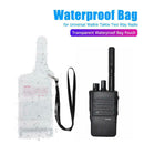 Transparent Waterproof Bag Pouch for Universal Walkie Talkie Two Way Radio A