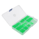 1 Box of Multi Size Oval Glow Rig Beads Sea Fishing Lure Floating Tackles
