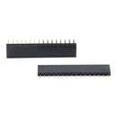 10pcs 2.54mm Single Row Female Pitch Header Socket Connector PCB 16 Pin Str Q9P7