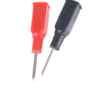 2x DCC Copper 4mm Banana Female to 2mm Pin Tip Head For Multimeter Test Probe Gk