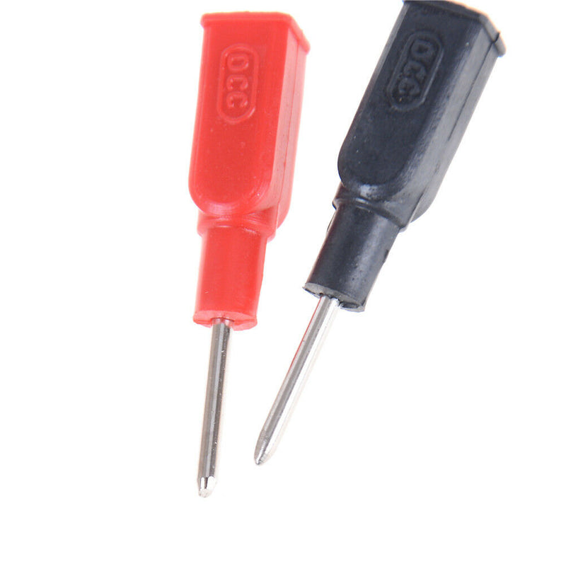 2x DCC Copper 4mm Banana Female to 2mm Pin Tip Head For Multimeter Test Probe Gk