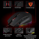 Motospeed V80 Rgb Profissional 5000 Dpi Gaming Gamer Mouse Usb Computer Wri