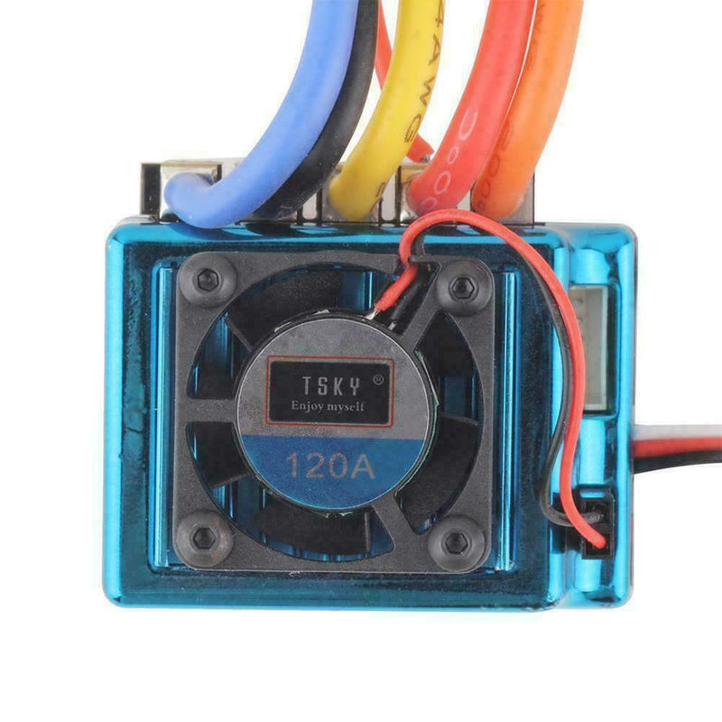 Waterproof 120A Sensored Brushless Speed Controller ESC For RC Car Crawler P5N1