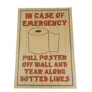 retro toilet decorative bar funny poster toilet decor painting wall sticke BX