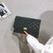 Fashion Women Shoulder Messenger Handbag Chain Leather Evening Bag (Black) A