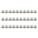 30xSet Engine Cover Undertray Screw Metal Clips fit for Audi VW Skoda 8D0805121