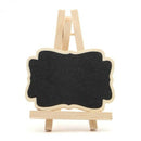 10Pcs Mini Wooden Blackboard Message Chalkboard Table Number Wedding Party