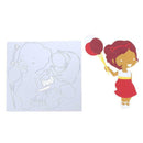 Balloon Girl Joint DIY Scrapbook Embossing Craft Cutting Die