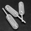 100pcs 4ml Plastic Squeeze Transfer Pipettes Dropper Disposable Pipettes Fo